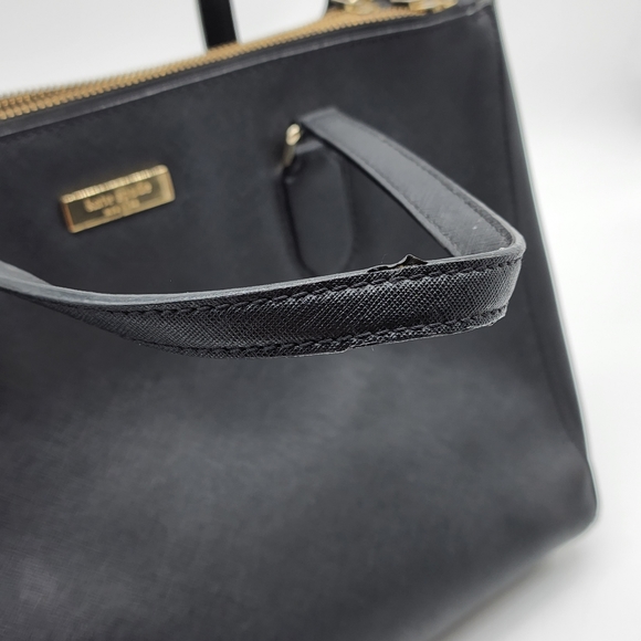 Kate Spade New York Black Leighann Laurel Way Lane Satchel Shoulder Bag Handbag - Picture 15 of 16